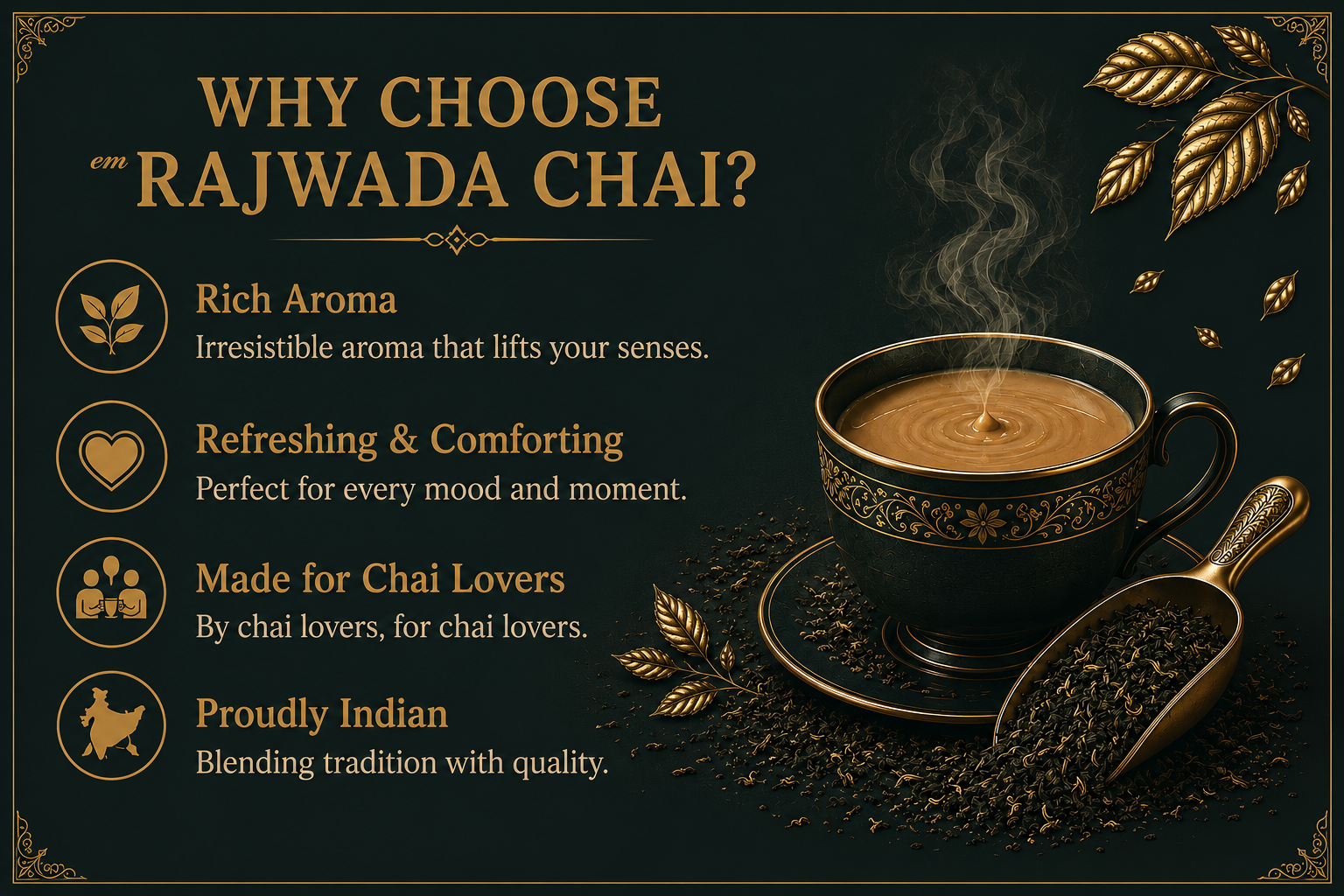 Why choose Rajwada Chai